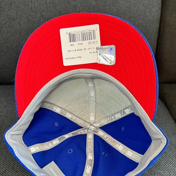 New York Giants New Era 2016 Sideline Official 59FIFTY Fitted Hat – Royal - Picture 5 of 5